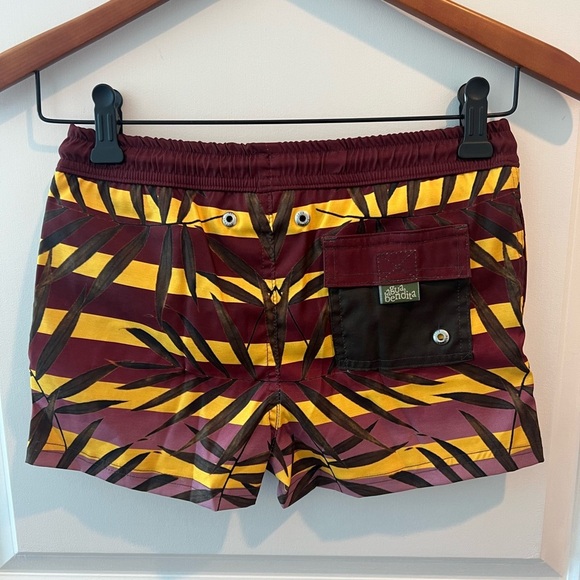 Agua Bendita Nick  Clementine Kids' Swim Trunks NWT Size 12 - Picture 10 of 16